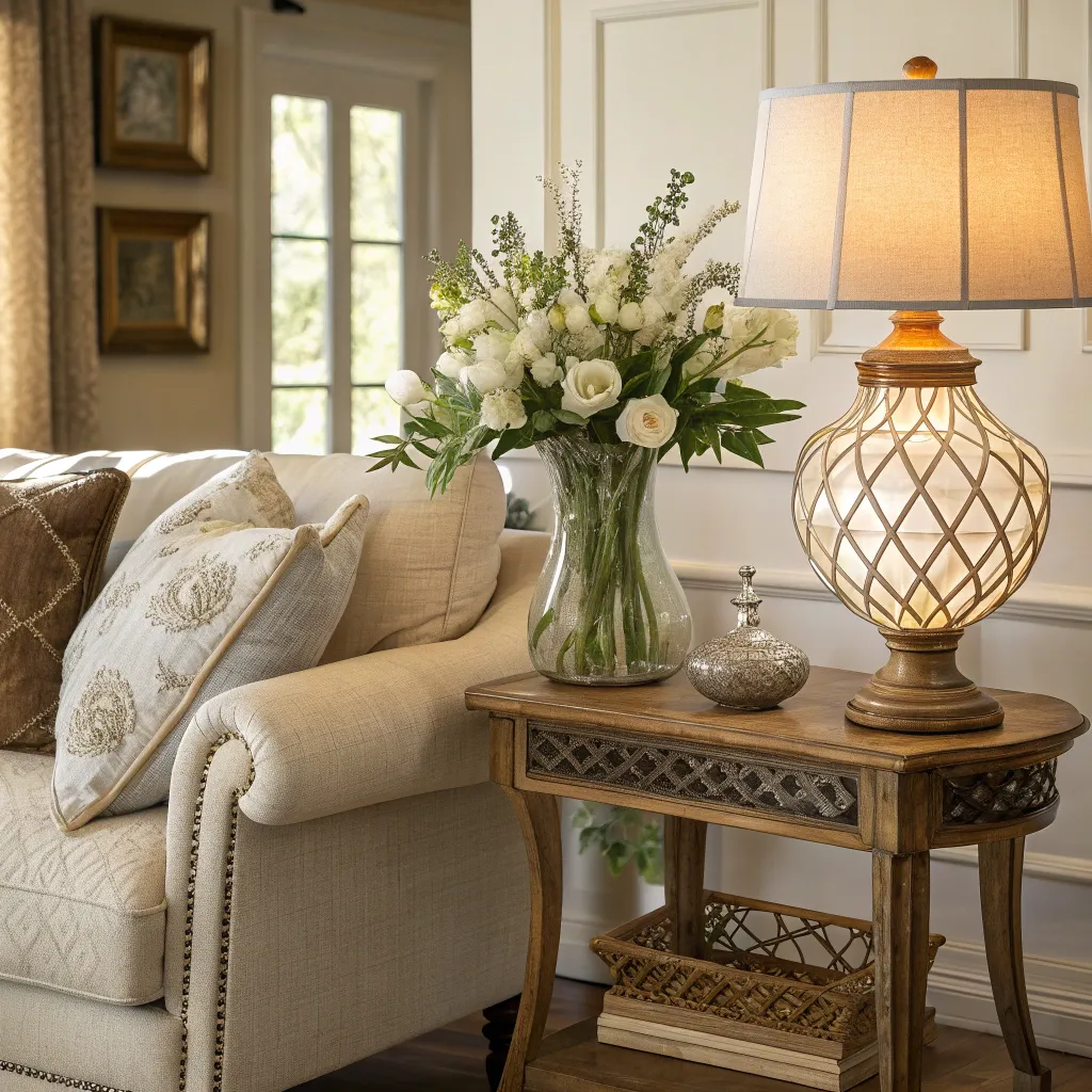 Elegant home decor arrangement